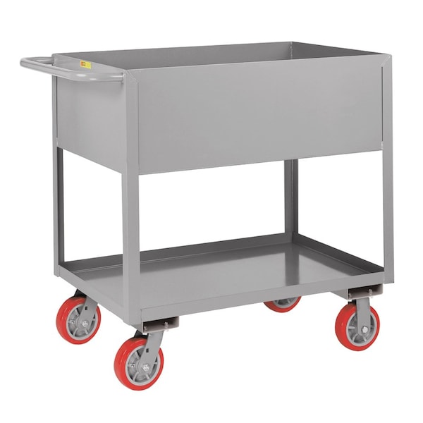 Little Giant Utility Cart, 12 ga. Steel, 3600 lb Load Capacity, 36" L, 18-3/8" W, 38" H DS1830X126PY - main